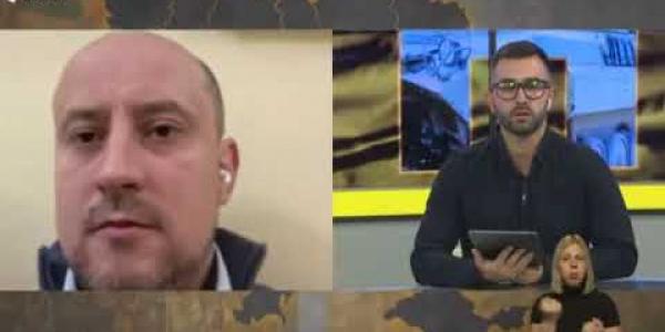 Вбудована мініатюра for Олександр Слобожан про проблеми роботи громадського транспорту у містах під час війни в ефірі марафон ЄДИНІ НОВИНИ 12 вересня 2022 року